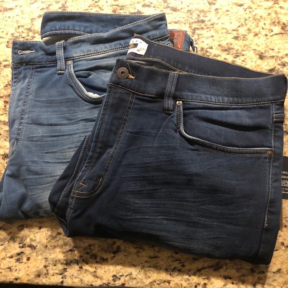 2x Joseph Abboud Men's Jeans 40x30 Athletic Fit